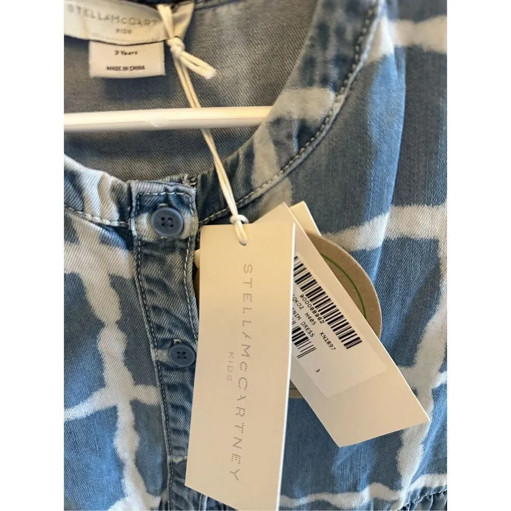 NWT Stella McCartney toddler tie die dress Size 3